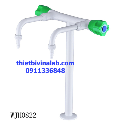 Vòi rửa 2 nhánh phòng thí nghiệm WJH0822